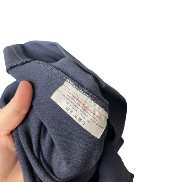 MM LaFleur Lydia Twisted Straps Galaxy Navy Sheath Dress Size 0 - Picture 5 of 10